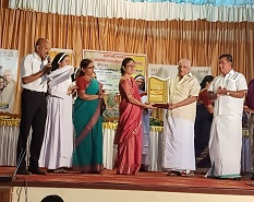 Excellence Award To PLS from Consumer Federation,  Palakkad 
